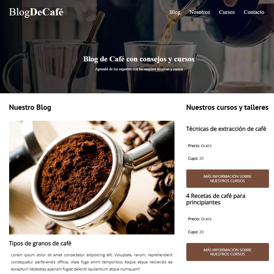 Imagen del blog de café